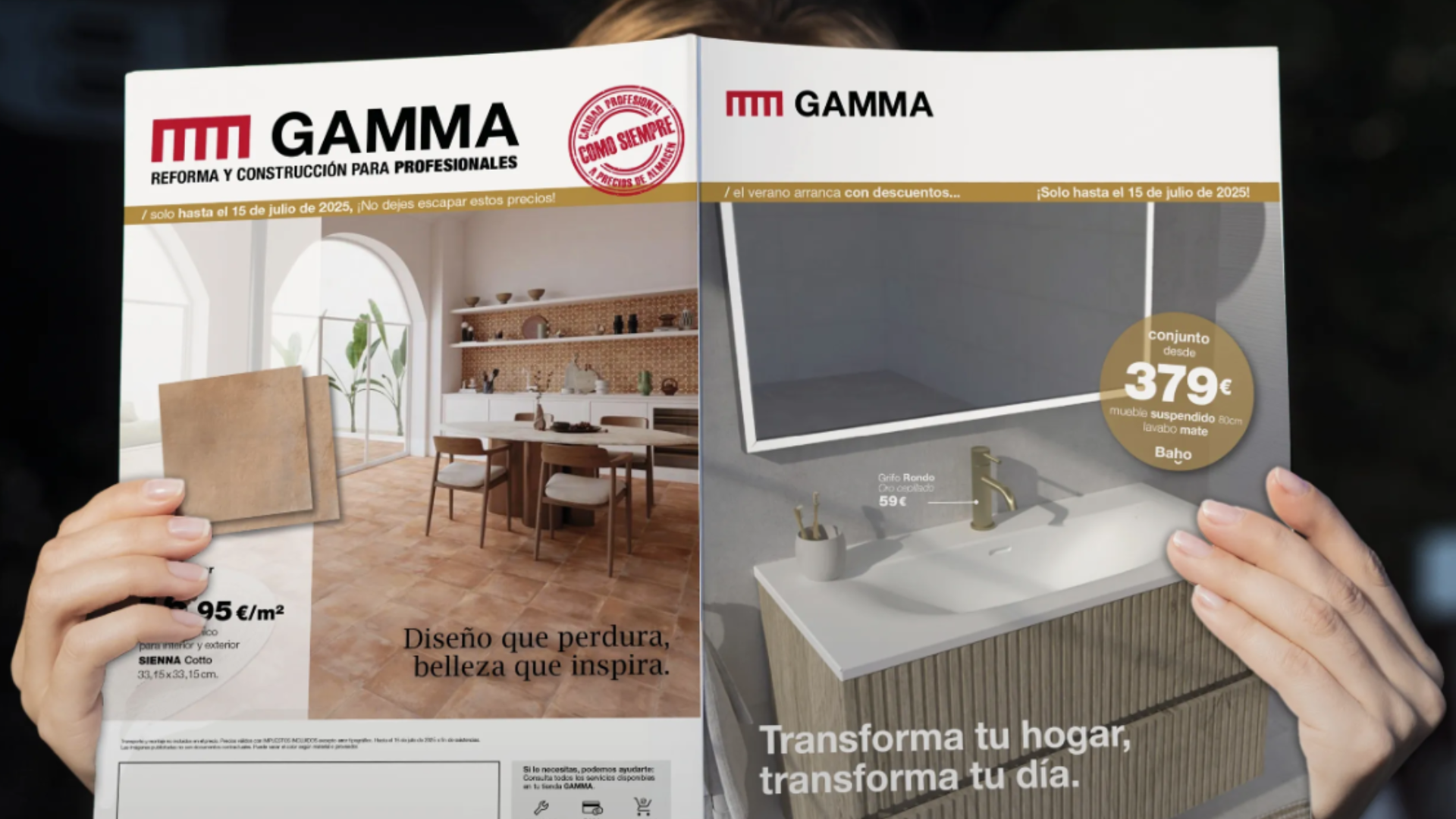 Este verano, transforma tu baño con las ofertas de GAMMA