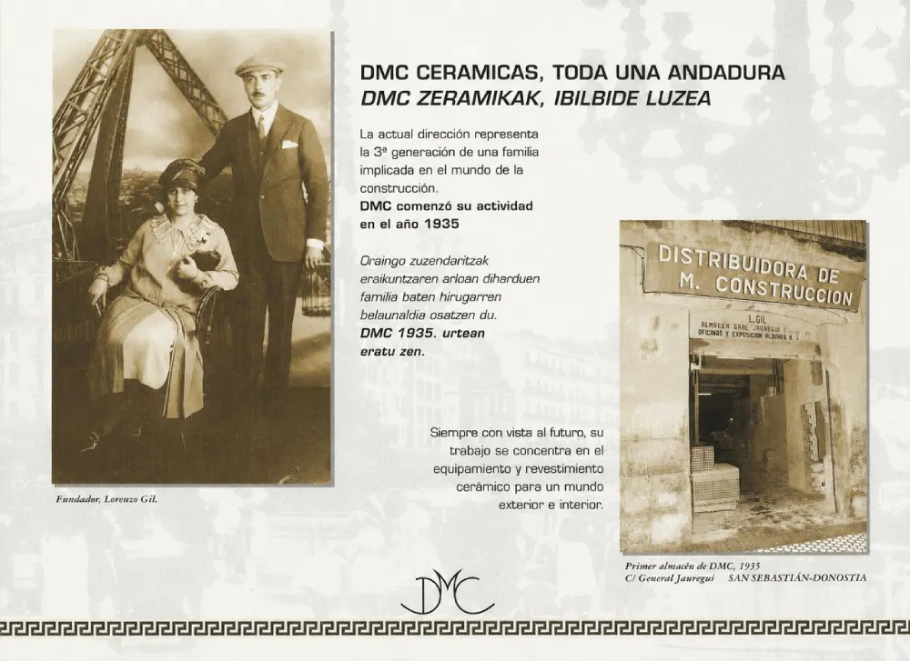 DMC Cerámicas desde 1935 — Donostia