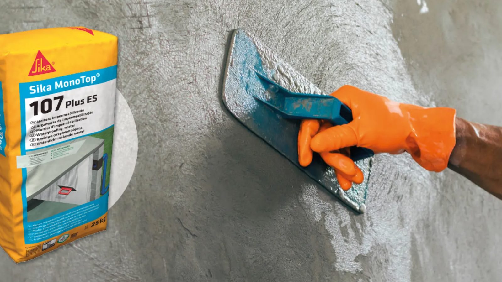 Sika MonoTop-107 Plus: mortero impermeable